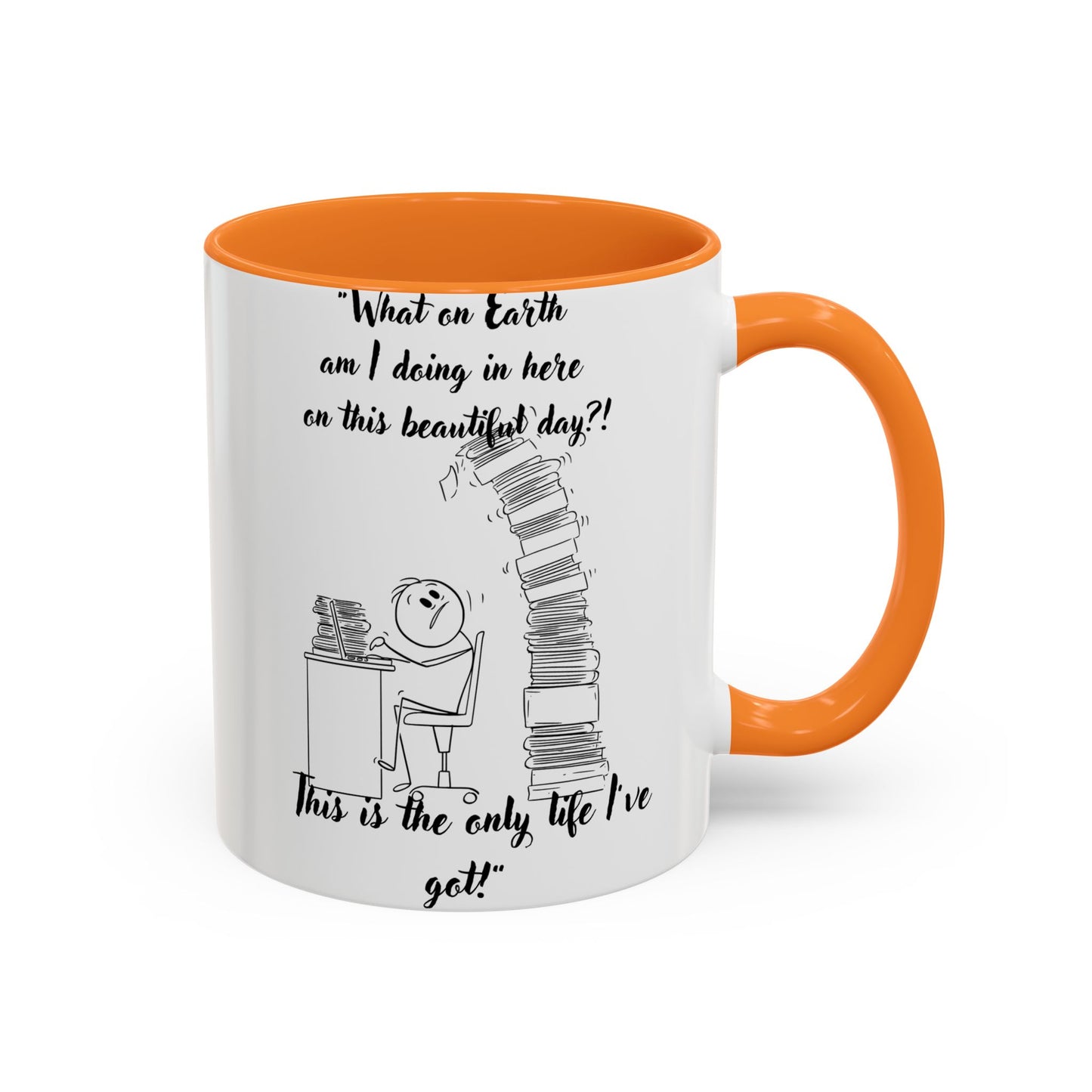 What am I doing here  Coffee Mug - Perfect for Writers, Students, and Book