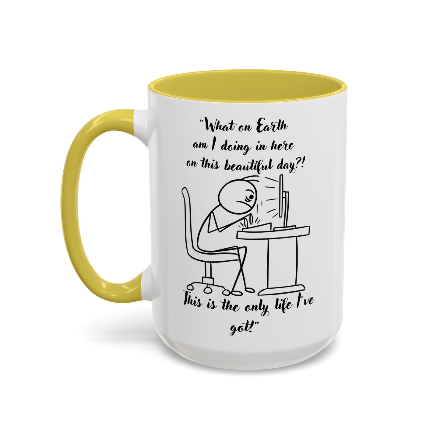 What am I doing here Coffee Mug | Fun Gift for Cat Lovers,