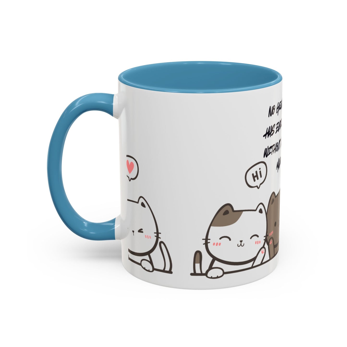 Cute Cat Quote Coffee Mug, Cat Lover Gift, Fun Kitchen Decor, Office Mug,