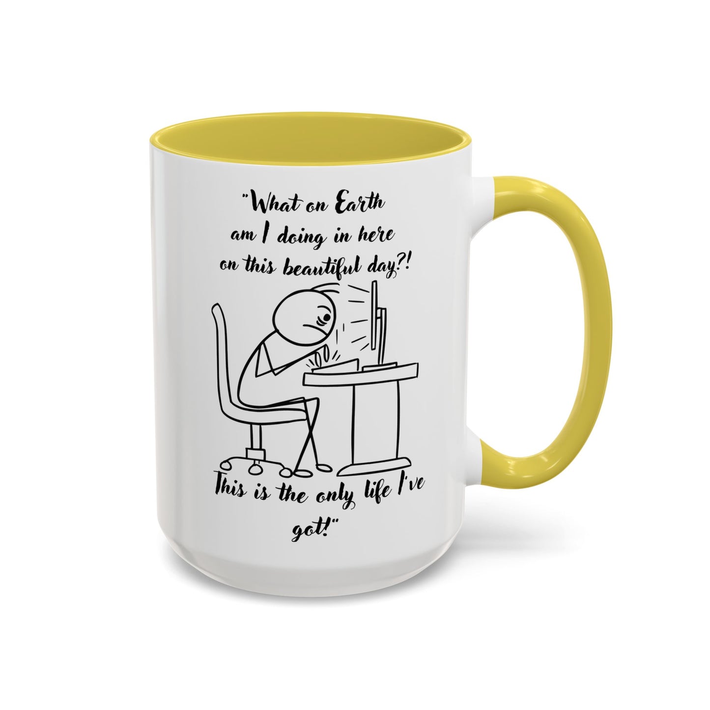 What am I doing here Coffee Mug | Fun Gift for Cat Lovers,