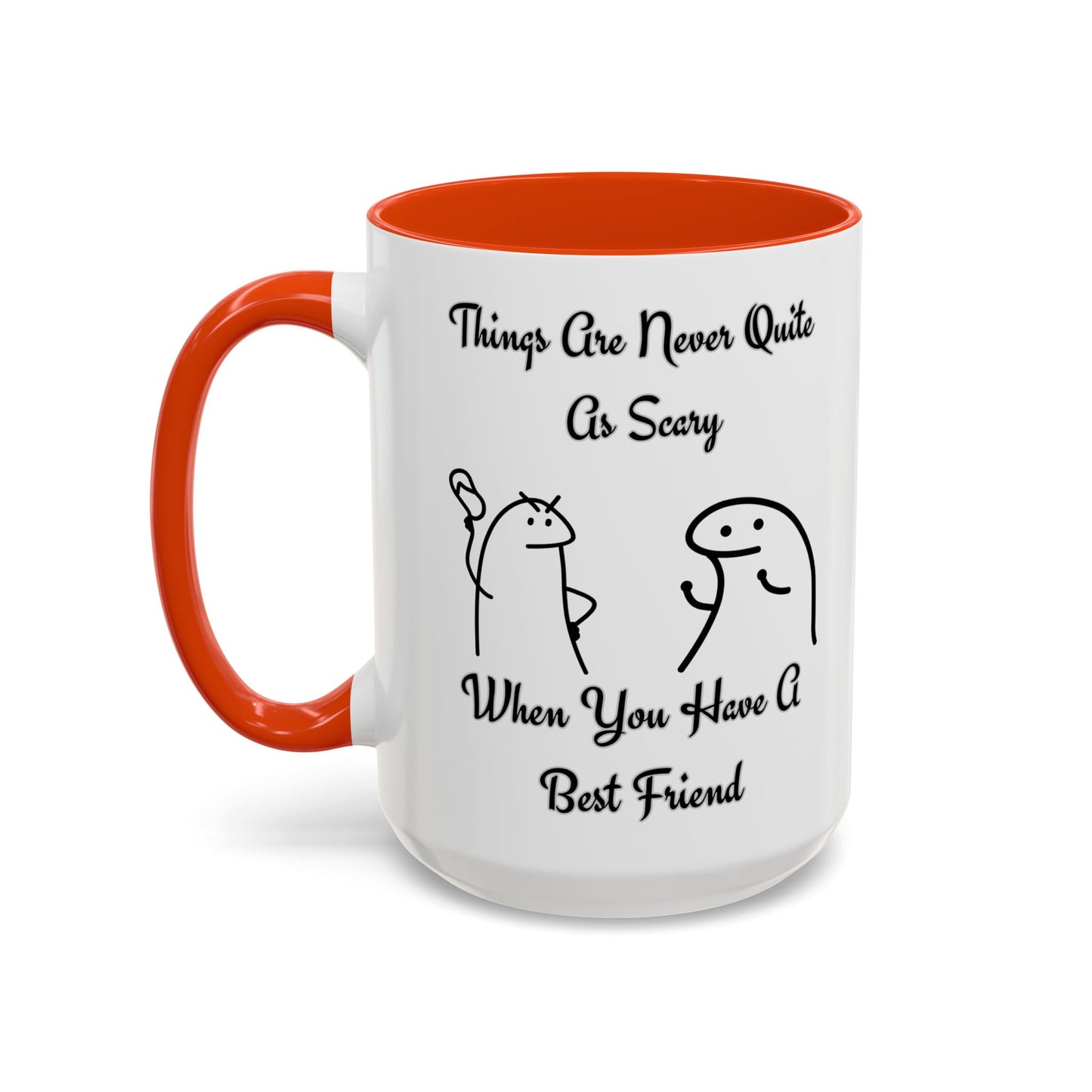 Best Friend Coffee Mug, Colorful Friendship Mug, Cute Gift for Friends