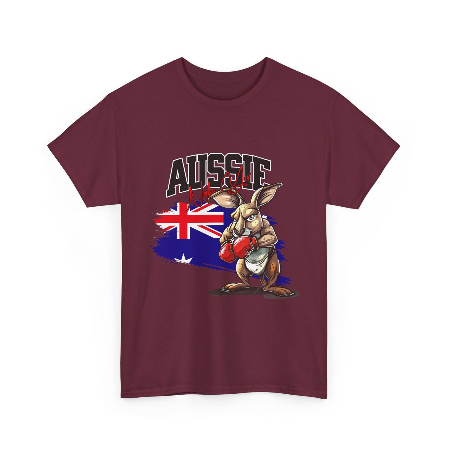 Aussie Boxing Kangaroo T-Shirt – Australian Flag Graphic Tee