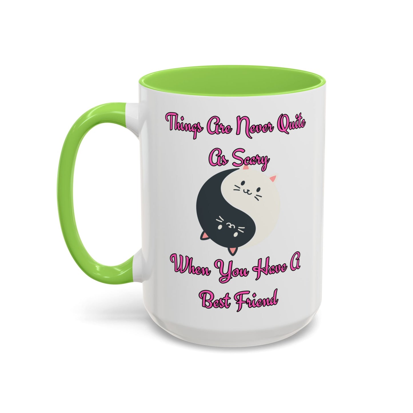 Cute Best Friend Coffee Mug | Colorful Ceramic Mug for Friendship | Gift for Besties, Birthdays, Friendship Day, Cute Mug