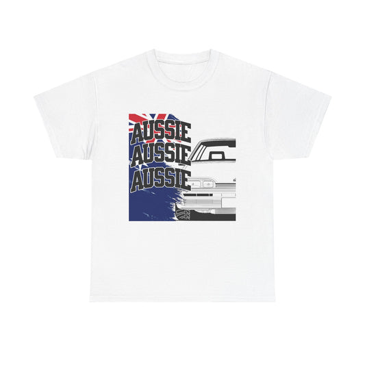 Aussie Aussie Aussie Tee — Australian Flag Retro Graphic T‑Shirt