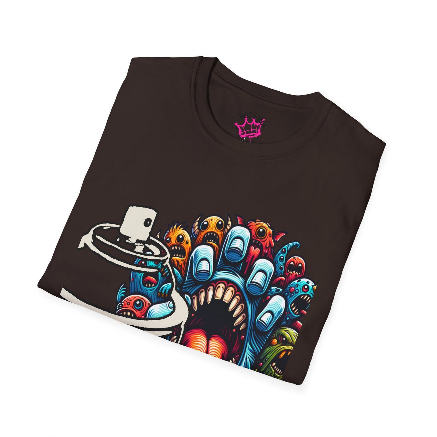 Graffiti Monster T-Shirt — 'Art Meant to Be Seen' Colorful Street Art Tee