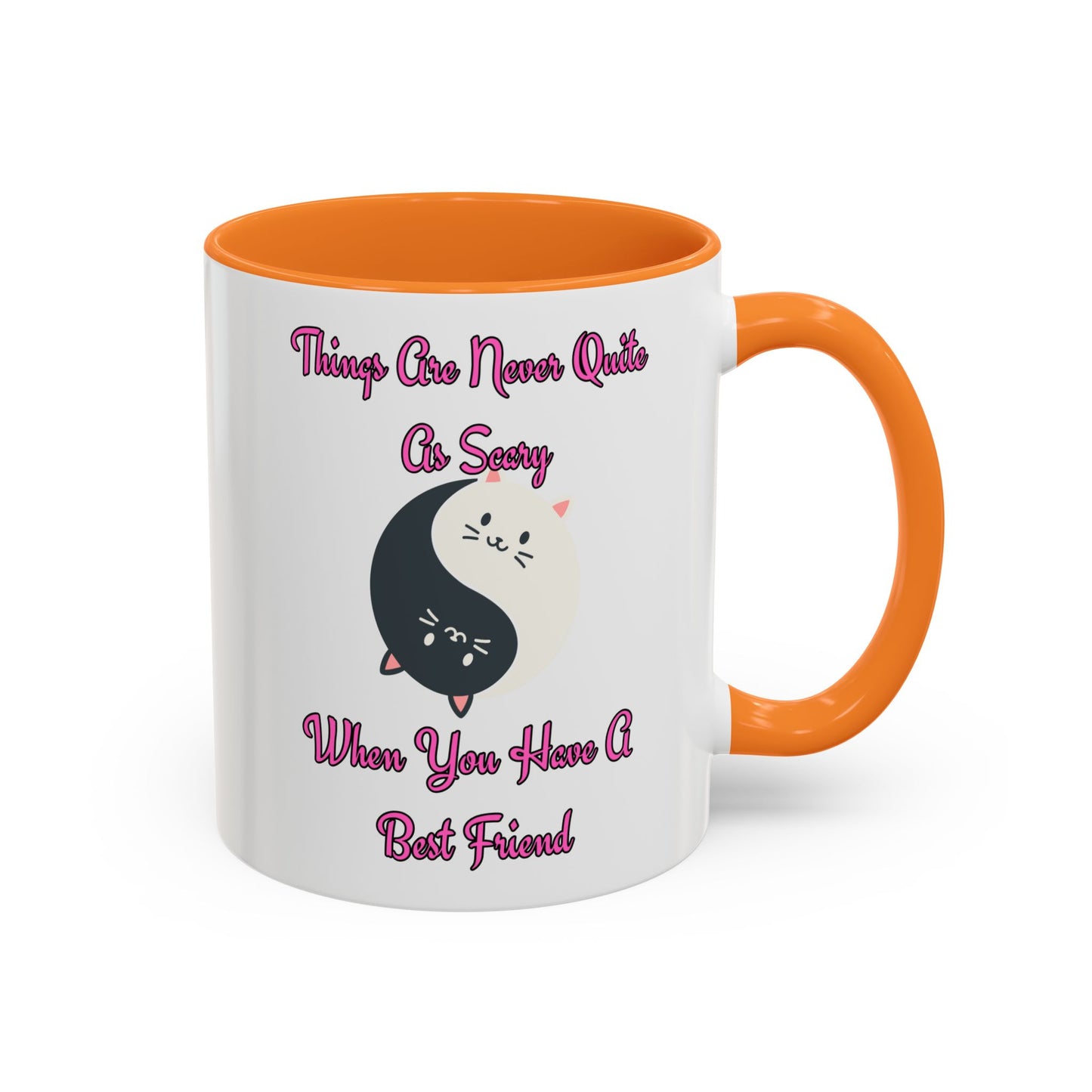 Cute Best Friend Coffee Mug Colorful Ceramic Mug for Friendship