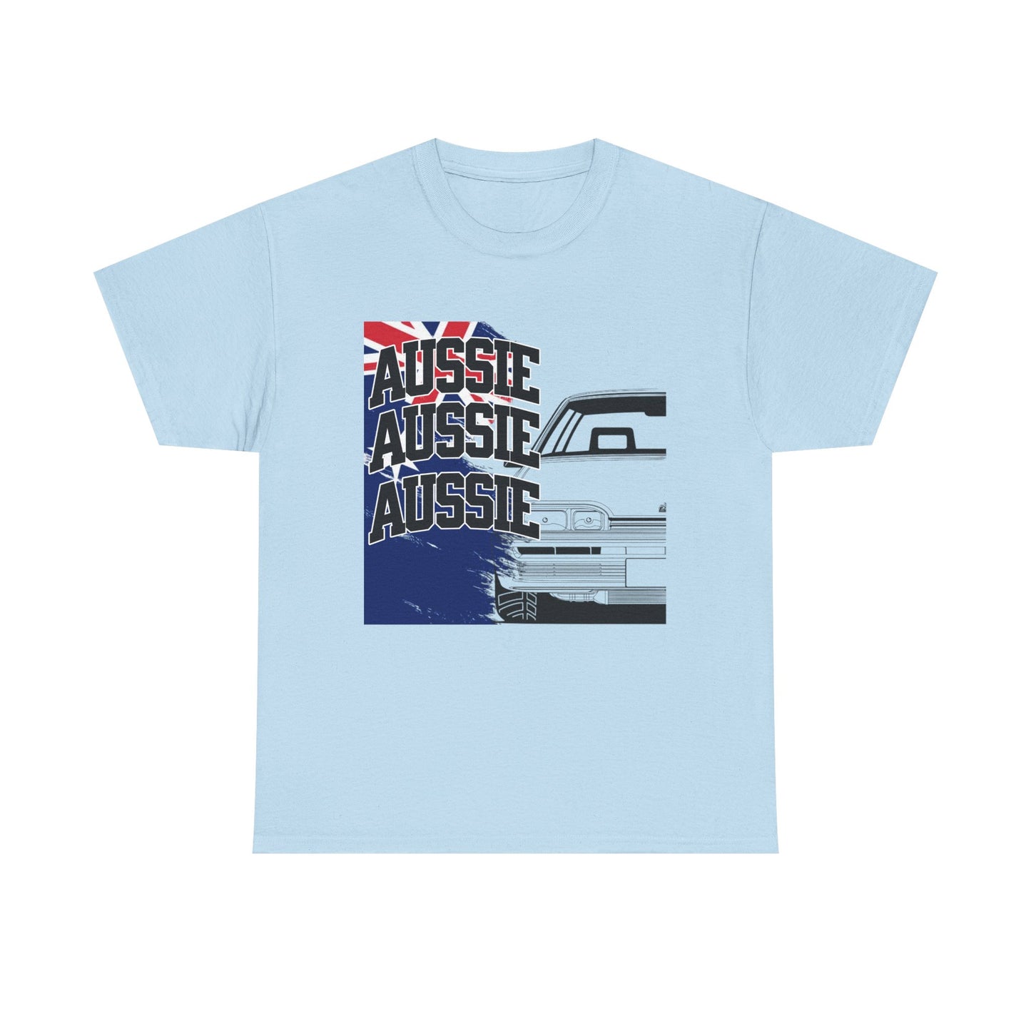 Aussie Aussie Aussie Tee — Australian Flag Retro Graphic T‑Shirt
