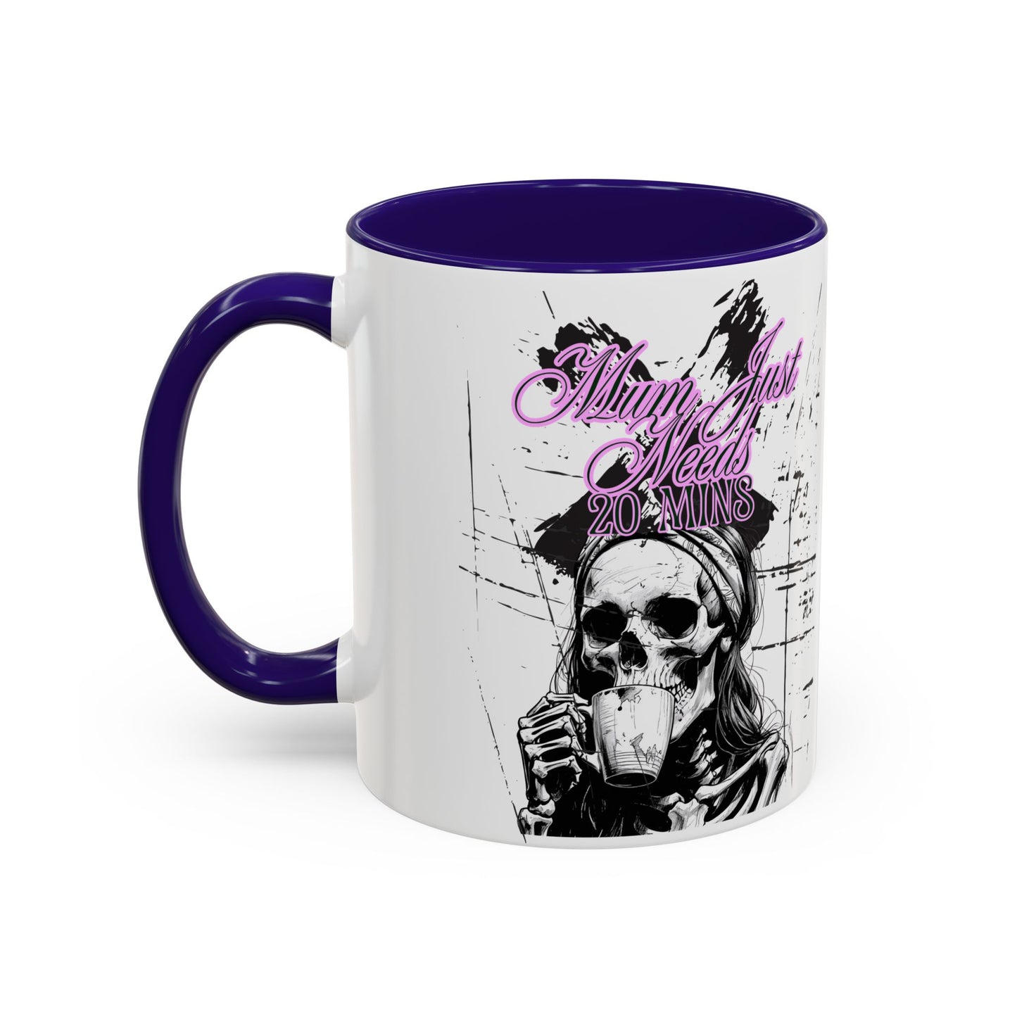 Mum Just Needs 20 min | Perfect for Coffee Lovers, Halloween Decor,