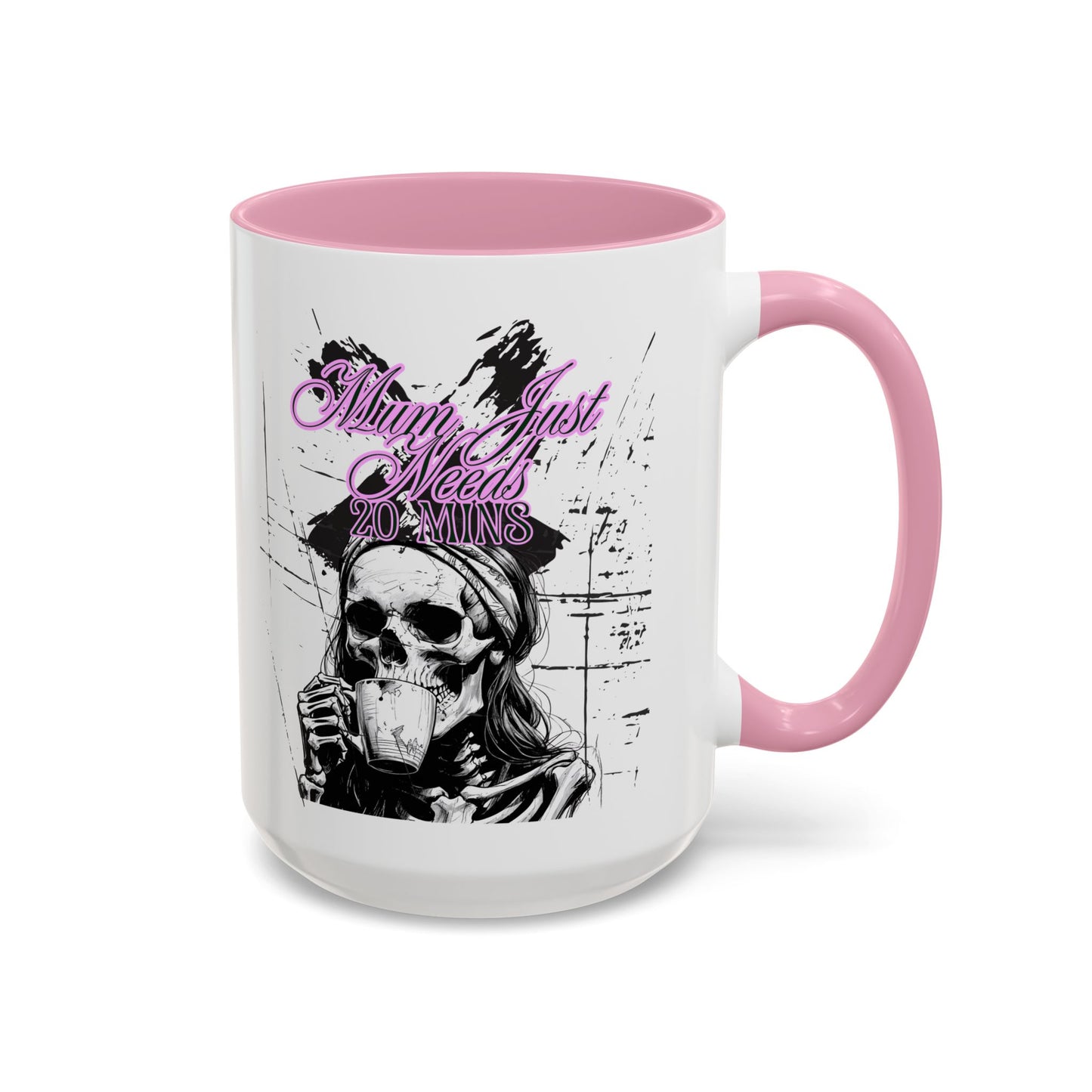 Mum Just Needs 20 min | Perfect for Coffee Lovers, Halloween Decor,
