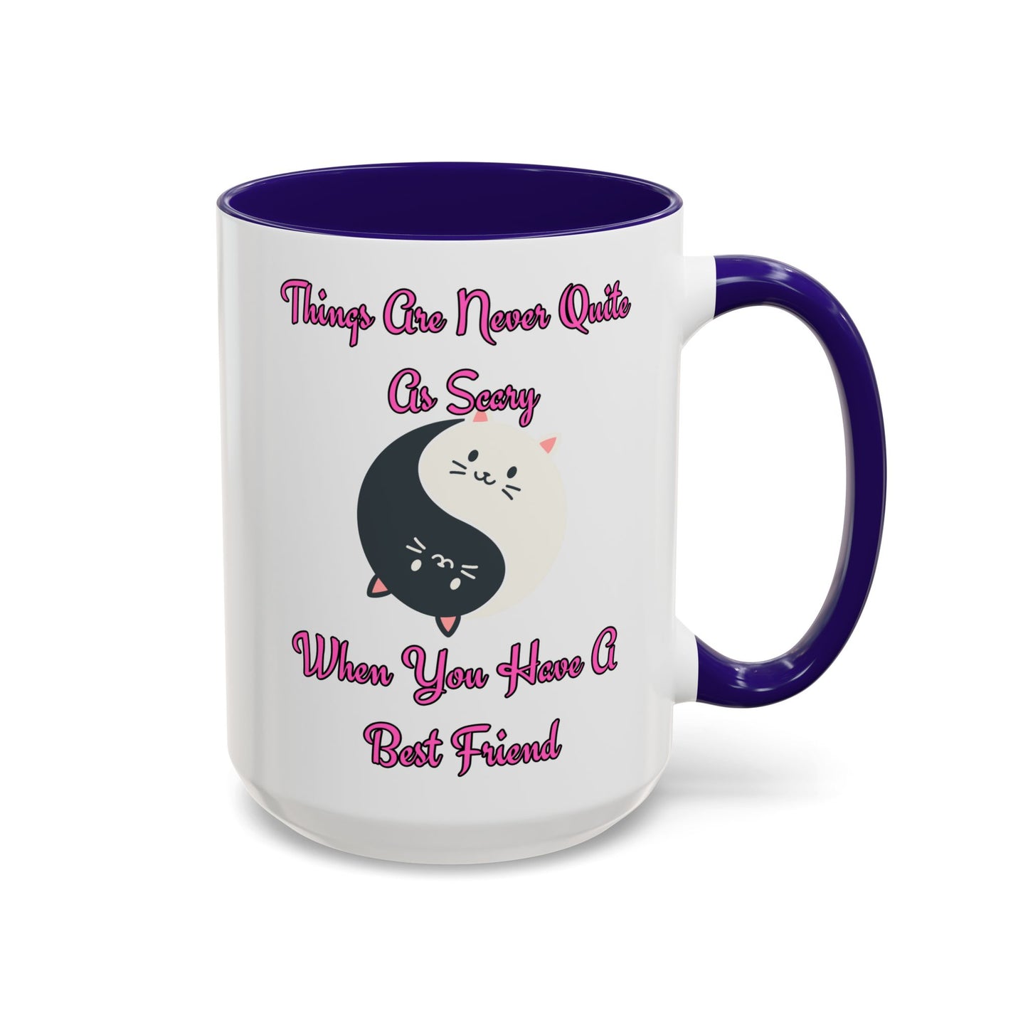 Cute Best Friend Coffee Mug Colorful Ceramic Mug for Friendship