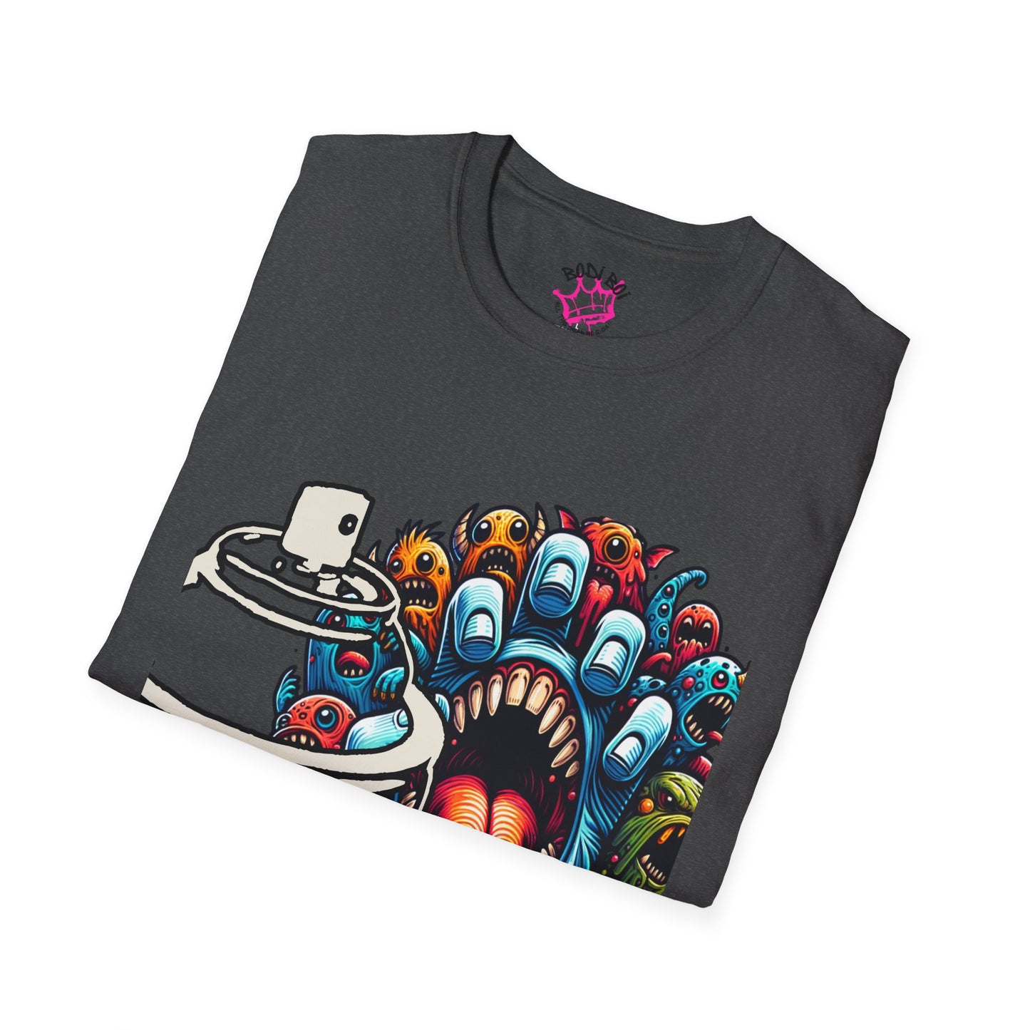 Graffiti Monster T-Shirt — 'Art Meant to Be Seen' Colorful Street Art Tee