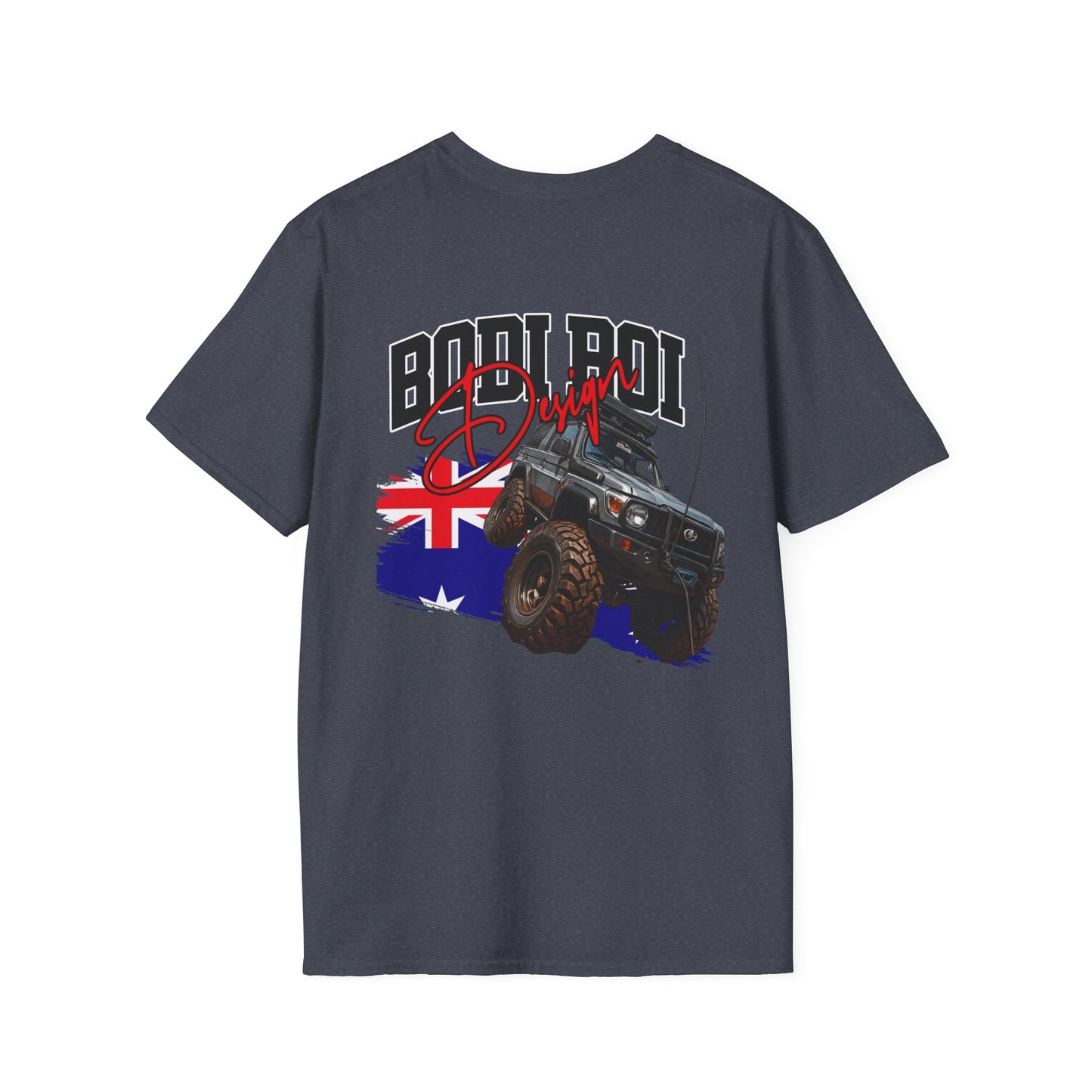4x4 Offroad T-Shirt — "Bold Boy" Australia Flag Truck Graphic