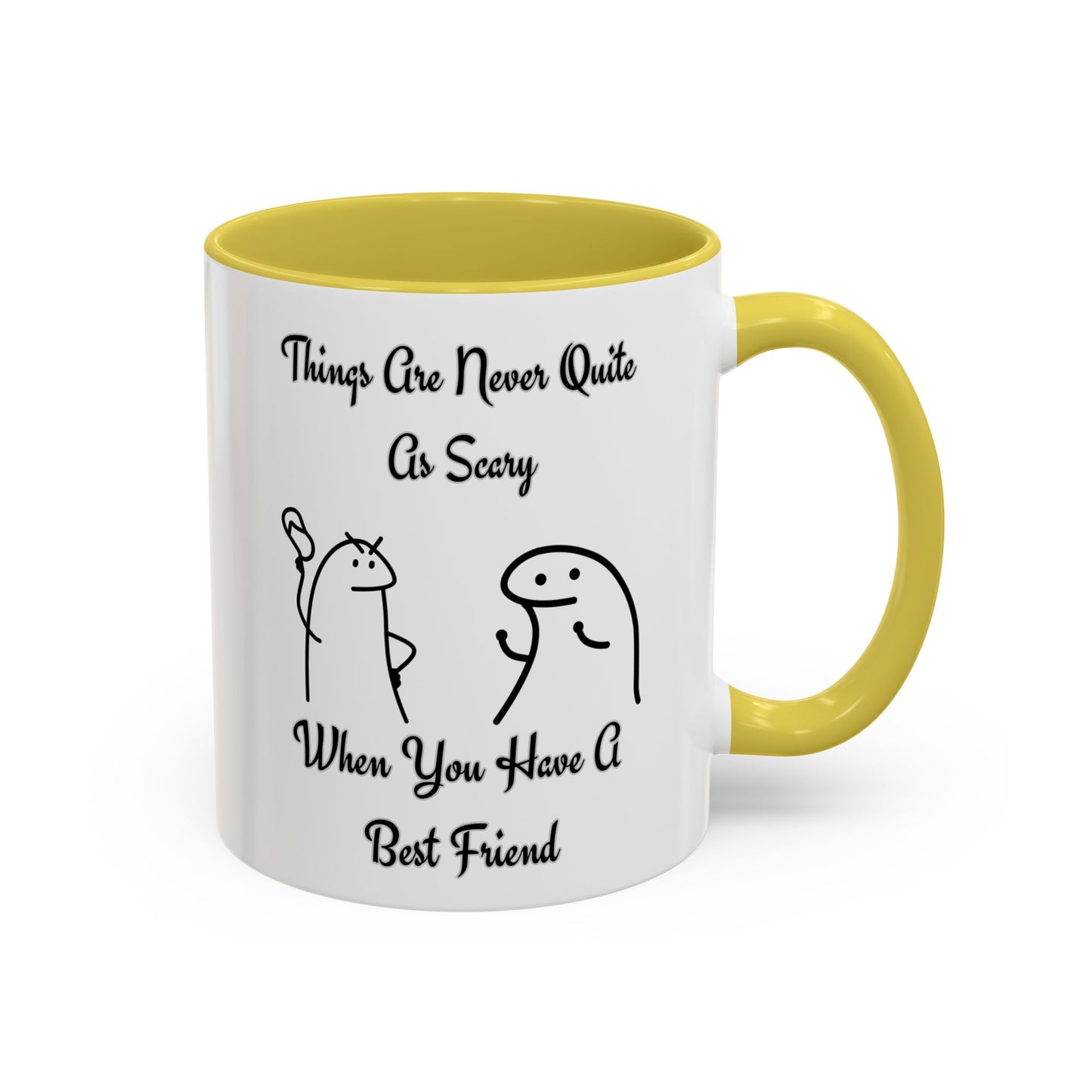 Best Friend Coffee Mug, Colorful Friendship Mug, Cute Gift for Friends