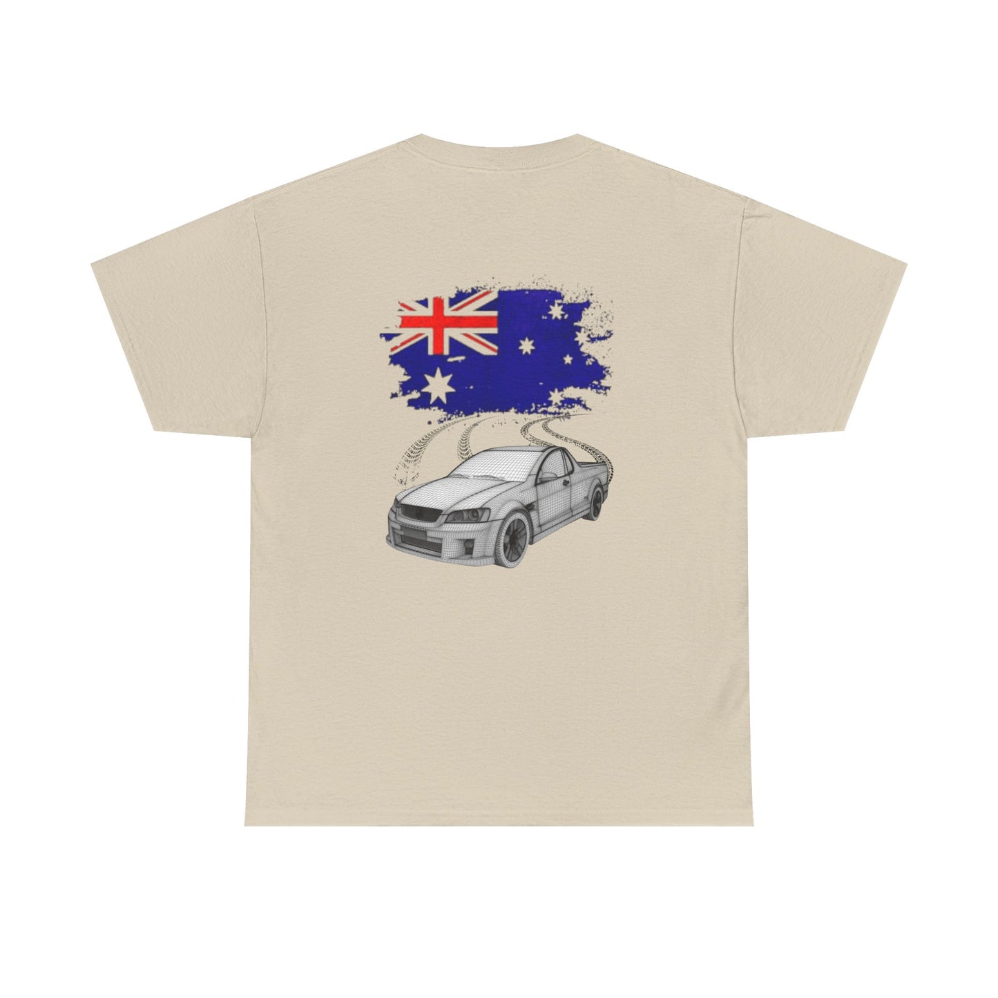 Aussie Car Lover Unisex Heavy Cotton Tee, Car Enthusiast T-Shirt, Aussie Pride Shirt, Automotive Gift, Casual Wear Tee