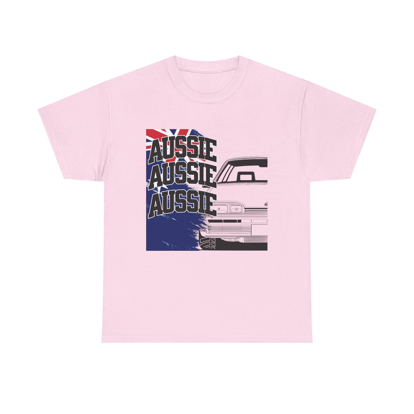Aussie Aussie Aussie Tee — Australian Flag Retro Graphic T‑Shirt