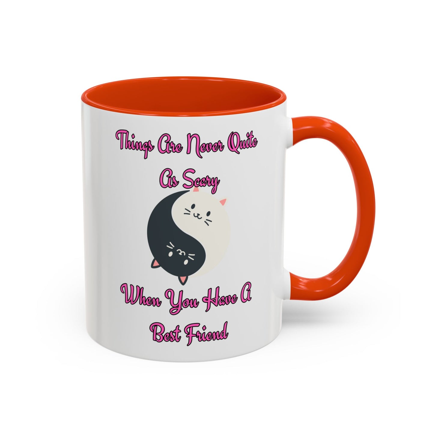 Cute Best Friend Coffee Mug | Colorful Ceramic Mug for Friendship | Gift for Besties, Birthdays, Friendship Day, Cute Mug