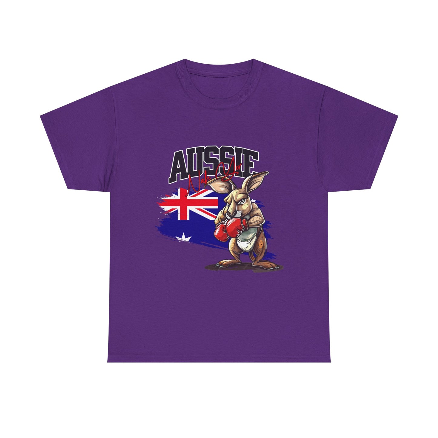 Aussie Boxing Kangaroo T-Shirt – Australian Flag Graphic Tee