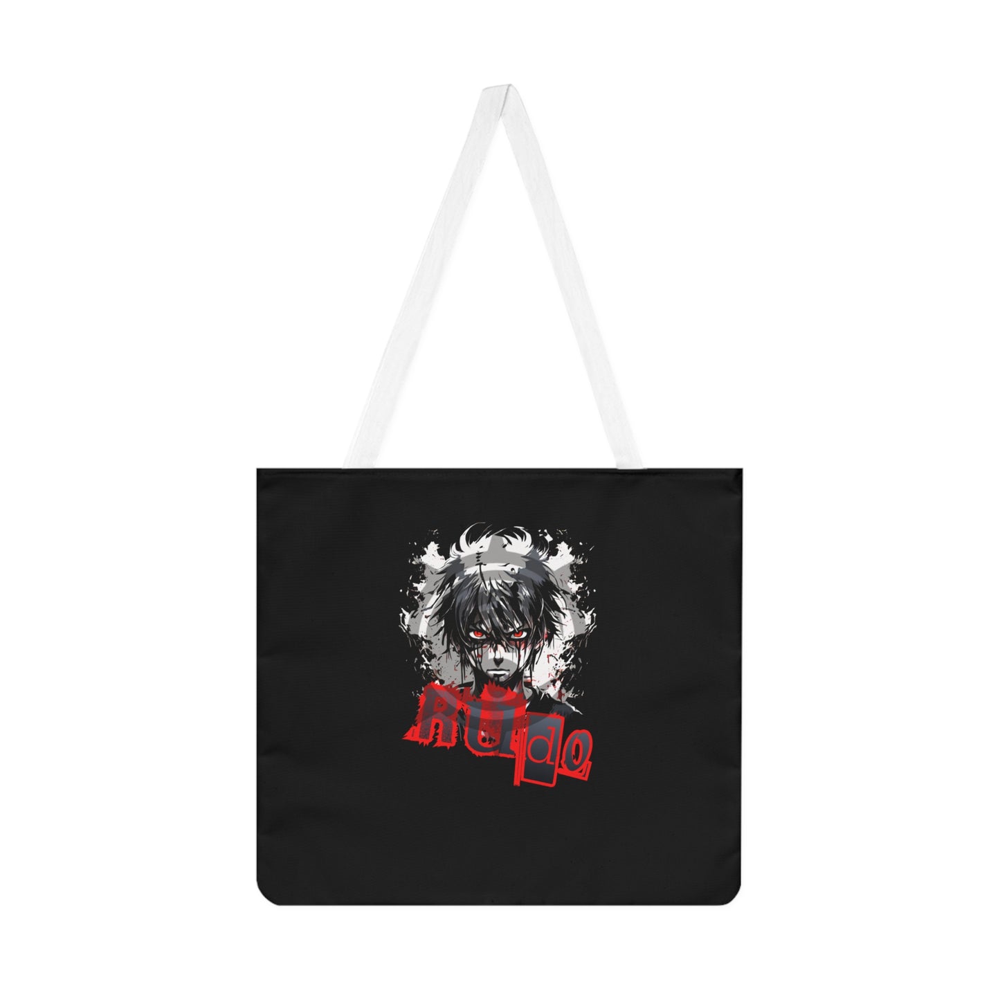 Gachiakuta Anime Face Tote, Black Graphic Shoulder Bag  Gothic Manga Art