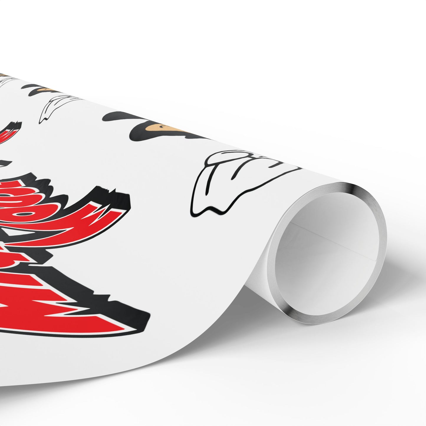 Flaming Taco Wrapping Paper Roll — Fun Fiesta Gift Wrap