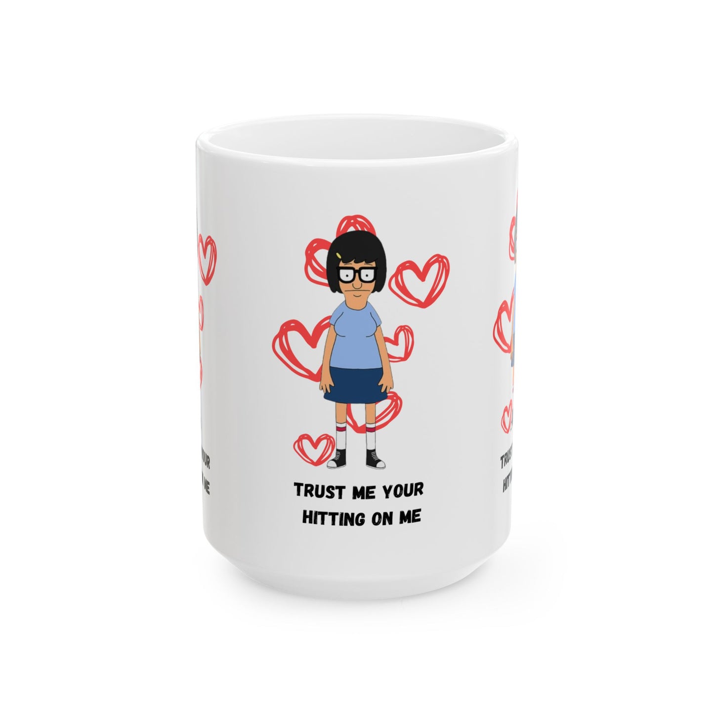 Humorous Ceramic Mug  Funny Gift for Coffee Lovers
