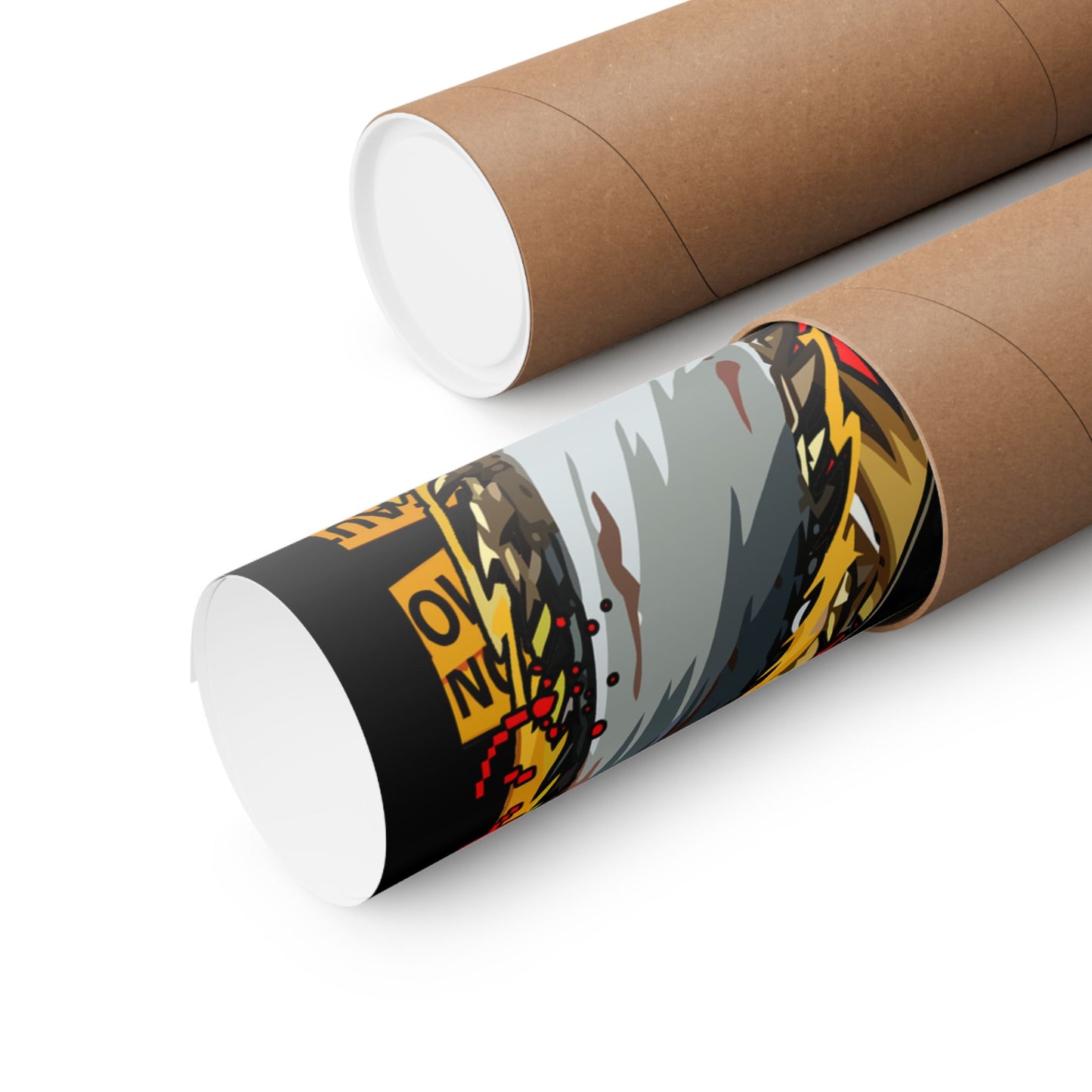 Chainsaw Man Matte Vertical Poster — Anime Action Art Print