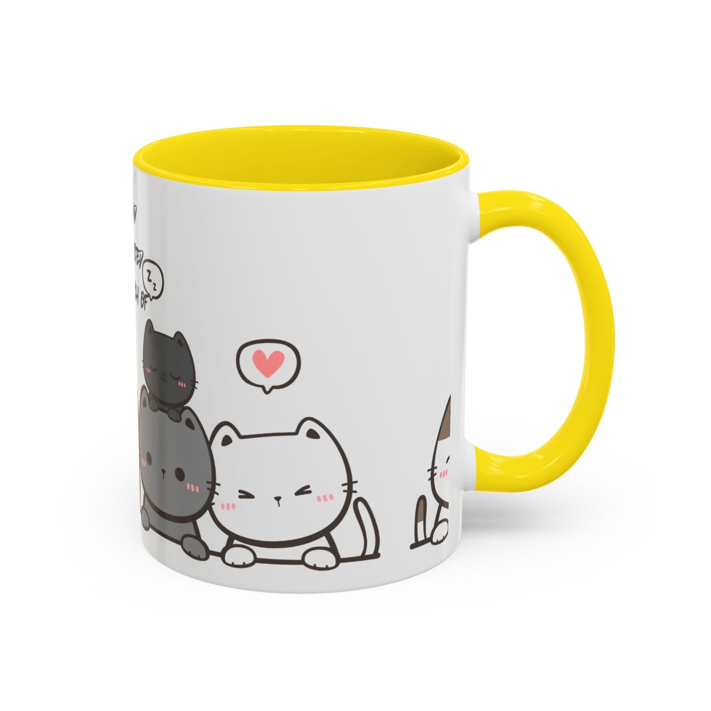 Cute Cat Quote Coffee Mug, Cat Lover Gift, Fun Kitchen Decor, Office Mug,