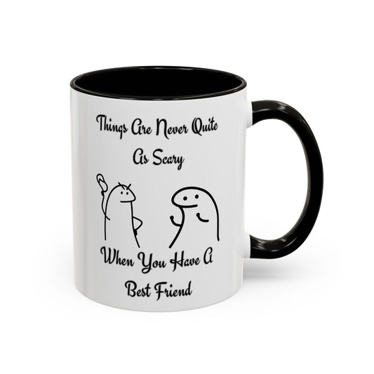 Best Friend Coffee Mug, Colorful Friendship Mug, Cute Gift for Friends