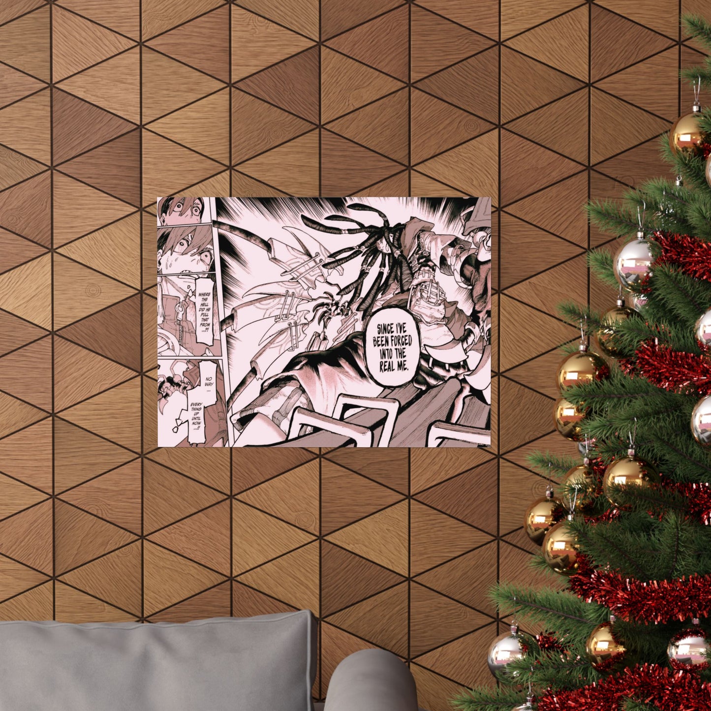 Gachiakuta Manga Action Scene Matte Horizontal Poster Anime Comic Panel Wall Art