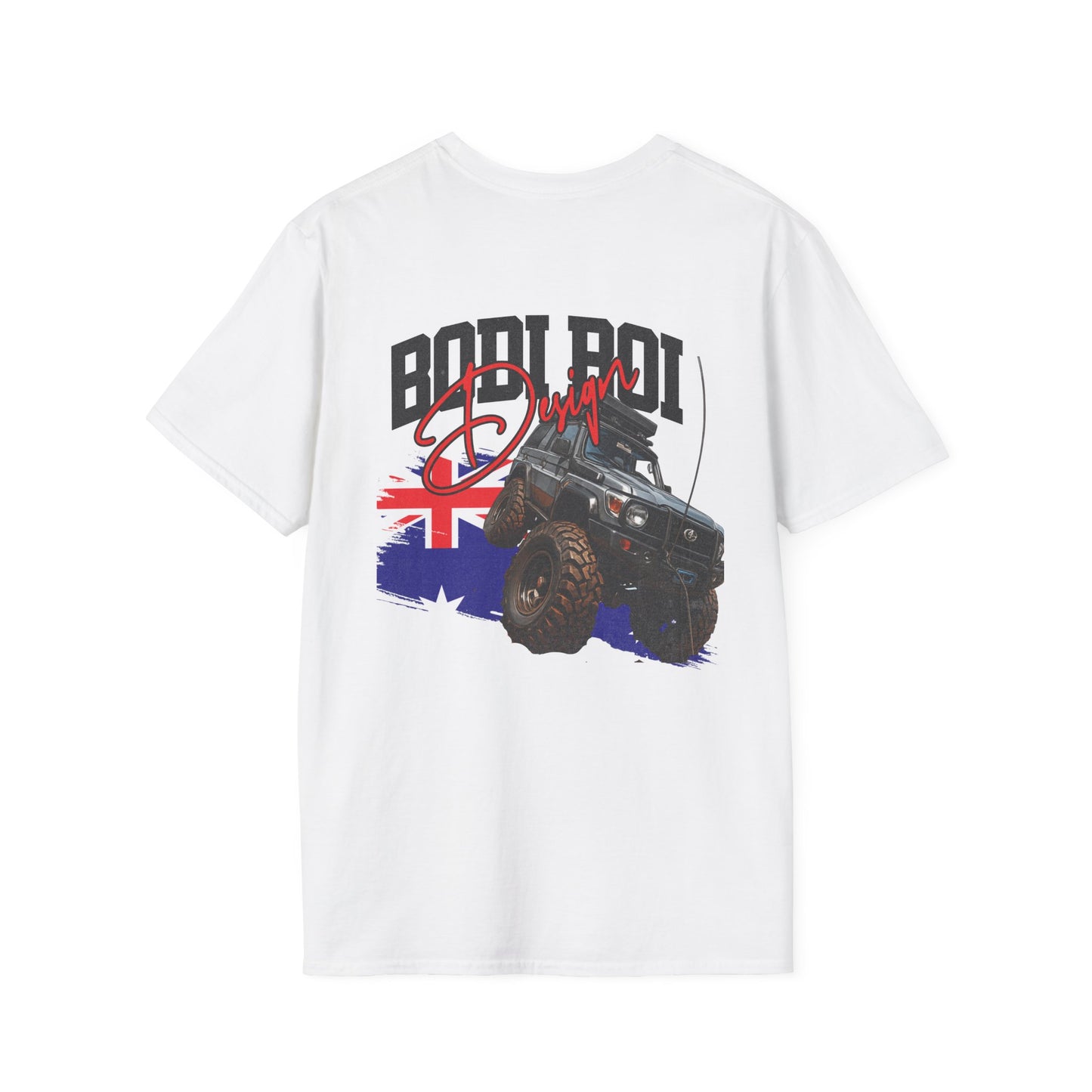 4x4 Offroad T-Shirt — "Bold Boy" Australia Flag Truck Graphic
