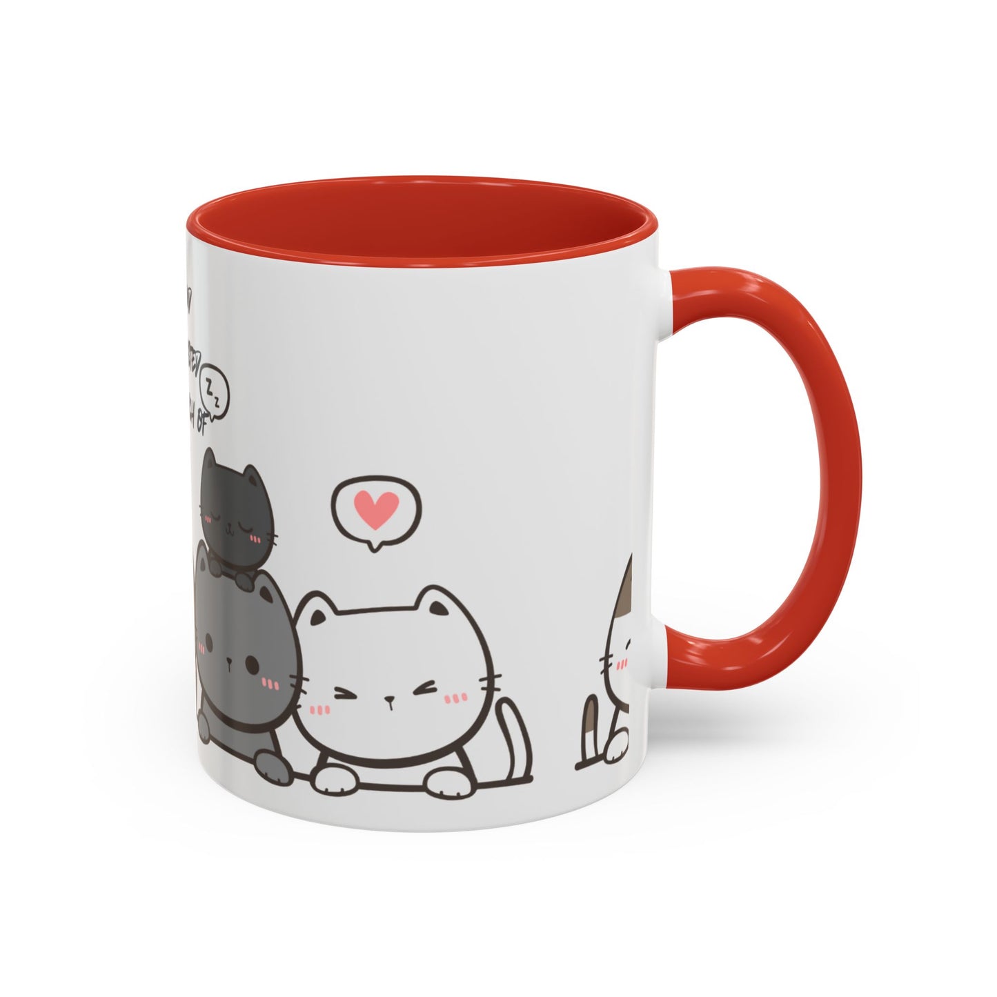 Cute Cat Quote Coffee Mug, Cat Lover Gift, Fun Kitchen Decor, Office Mug,