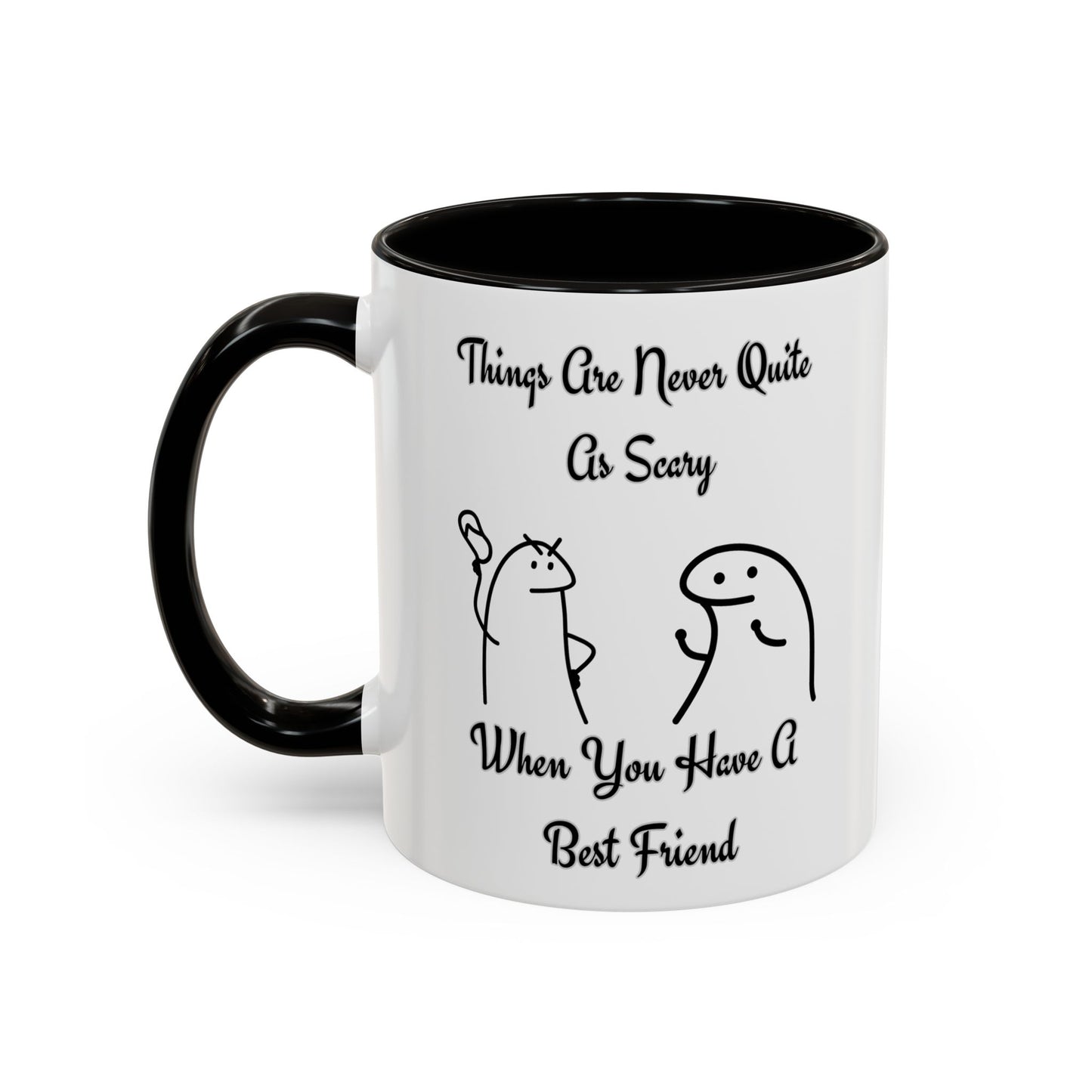 Best Friend Coffee Mug, Colorful Friendship Mug, Cute Gift for Friends