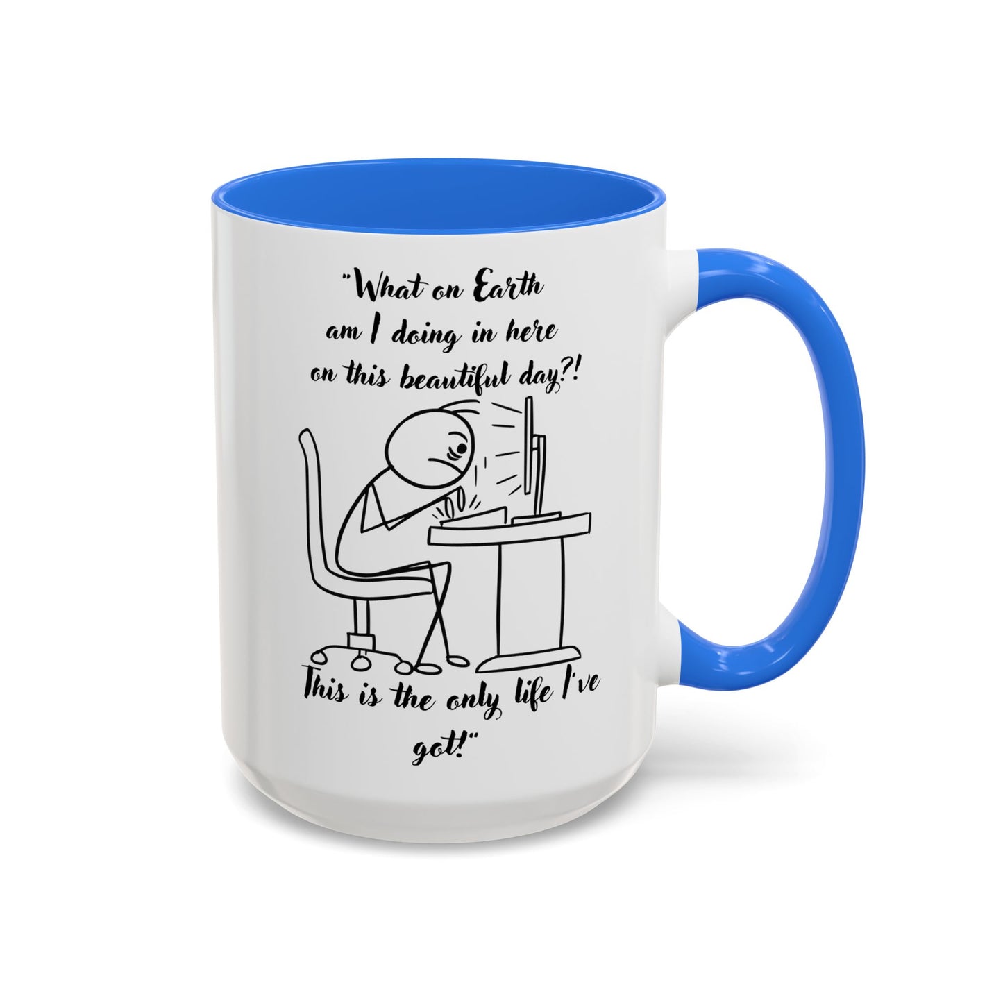 What am I doing here Coffee Mug | Fun Gift for Cat Lovers,