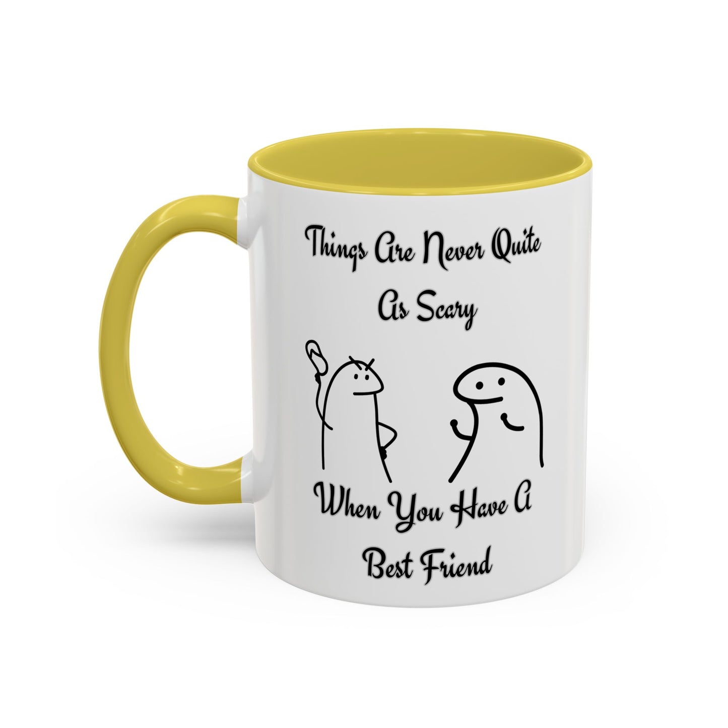 Best Friend Coffee Mug, Colorful Friendship Mug, Cute Gift for Friends