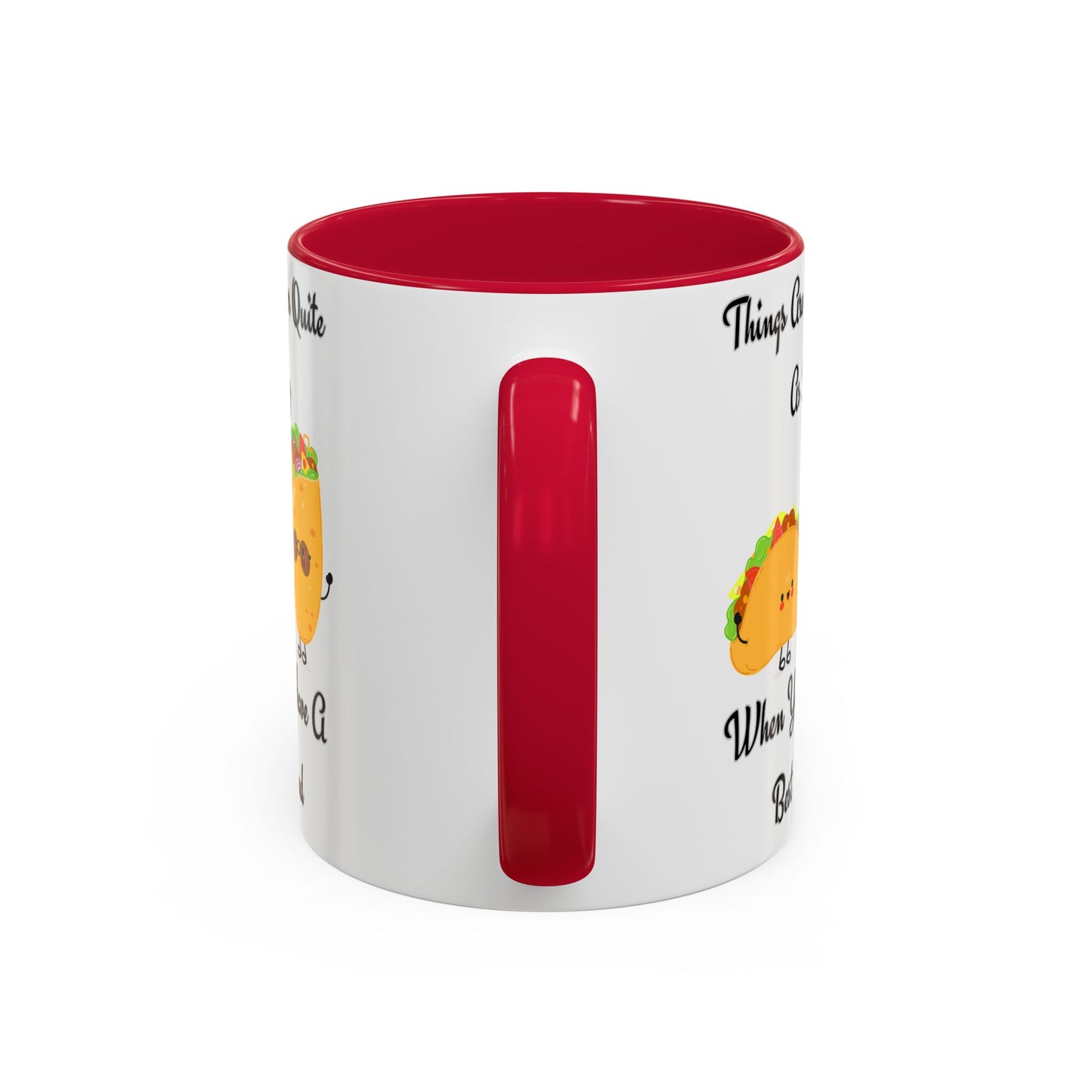 Best Friend Taco Mugs, Colorful Coffee Cups, Cute Gift for Friends