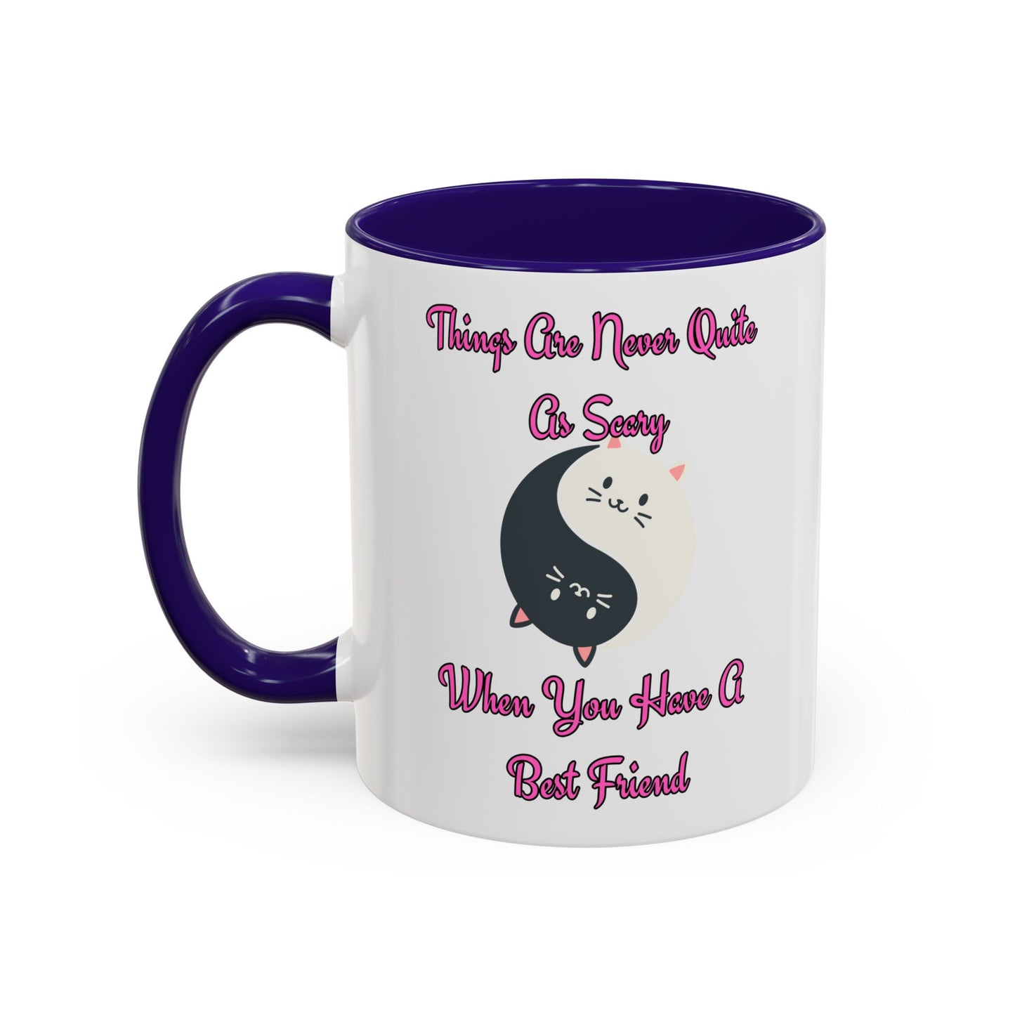 Cute Best Friend Coffee Mug Colorful Ceramic Mug for Friendship