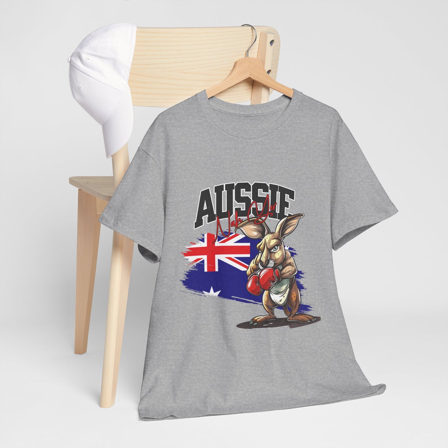 Aussie Boxing Kangaroo T-Shirt – Australian Flag Graphic Tee