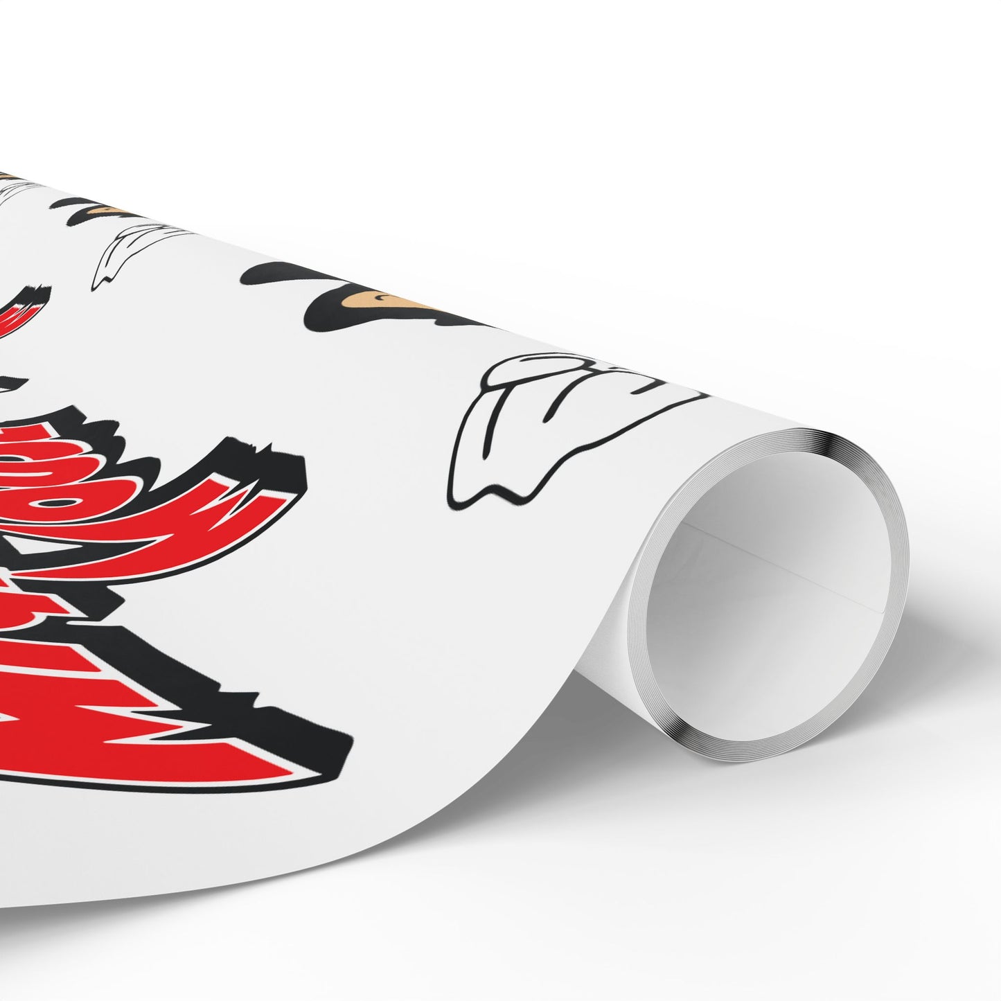 Flaming Taco Wrapping Paper Roll — Fun Fiesta Gift Wrap