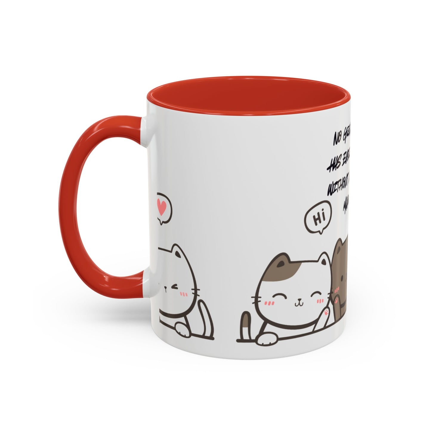 Cute Cat Quote Coffee Mug, Cat Lover Gift, Fun Kitchen Decor, Office Mug,