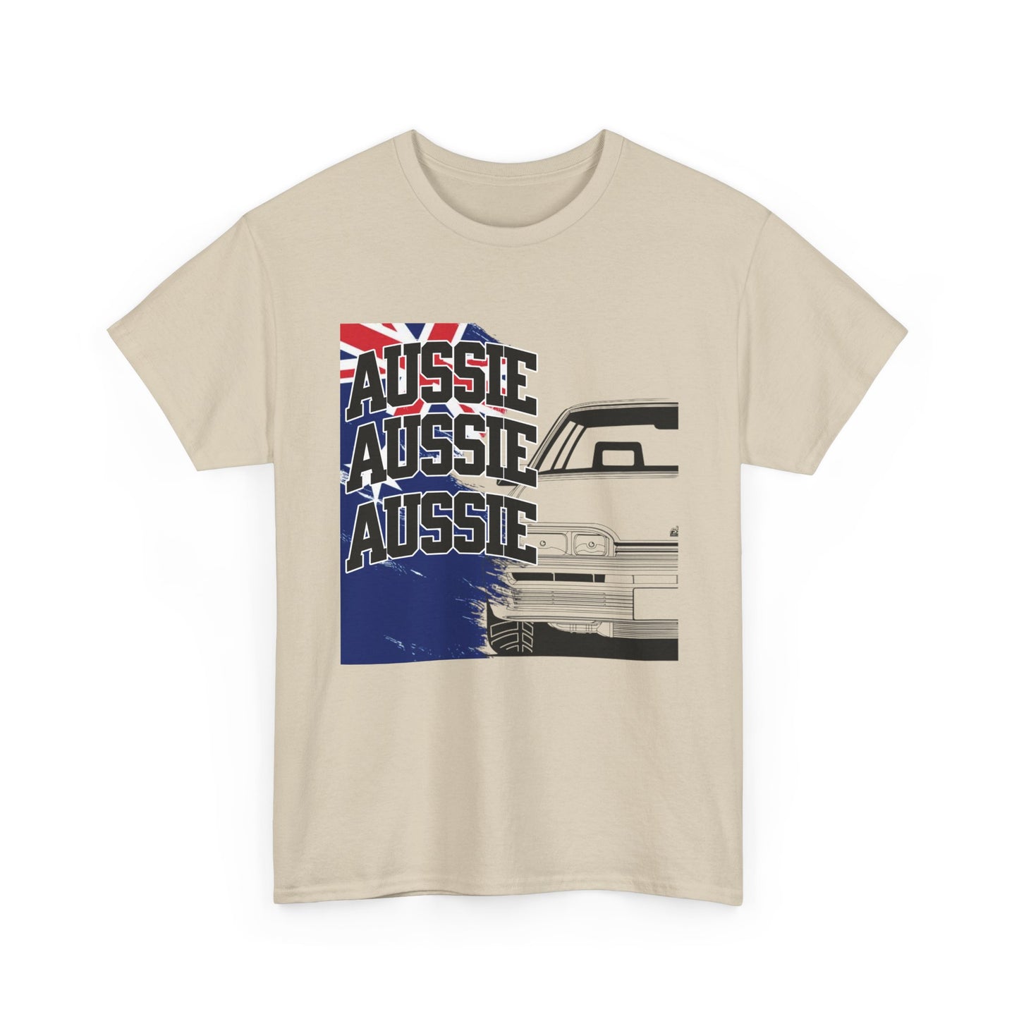 Aussie Aussie Aussie Tee — Australian Flag Retro Graphic T‑Shirt