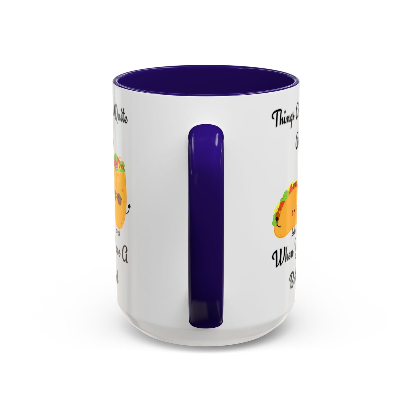 Best Friend Taco Mugs, Colorful Coffee Cups, Cute Gift for Friends