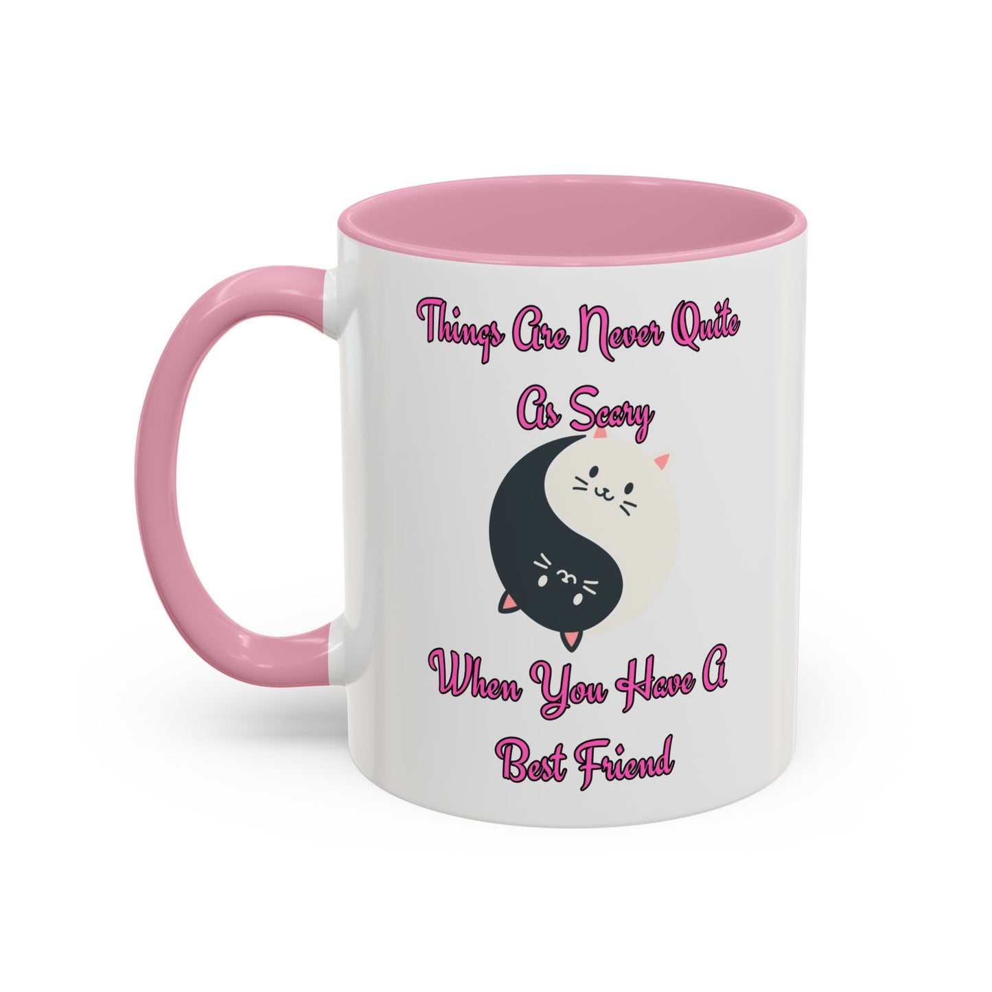 Cute Best Friend Coffee Mug | Colorful Ceramic Mug for Friendship | Gift for Besties, Birthdays, Friendship Day, Cute Mug