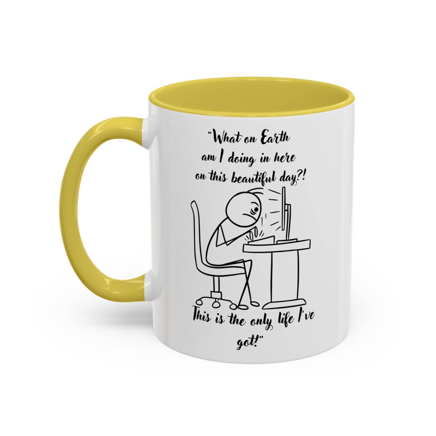 What am I doing here Coffee Mug | Fun Gift for Cat Lovers,