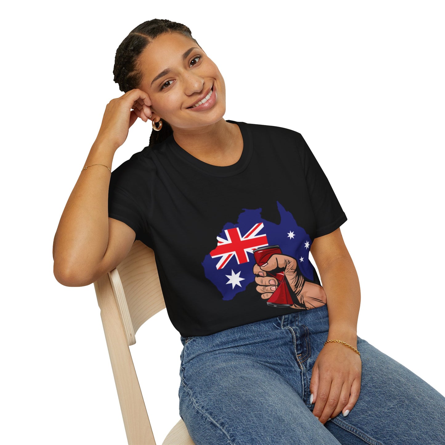 Australia Fist Flag T-Shirt — Patriotic Aussie Pride Tee