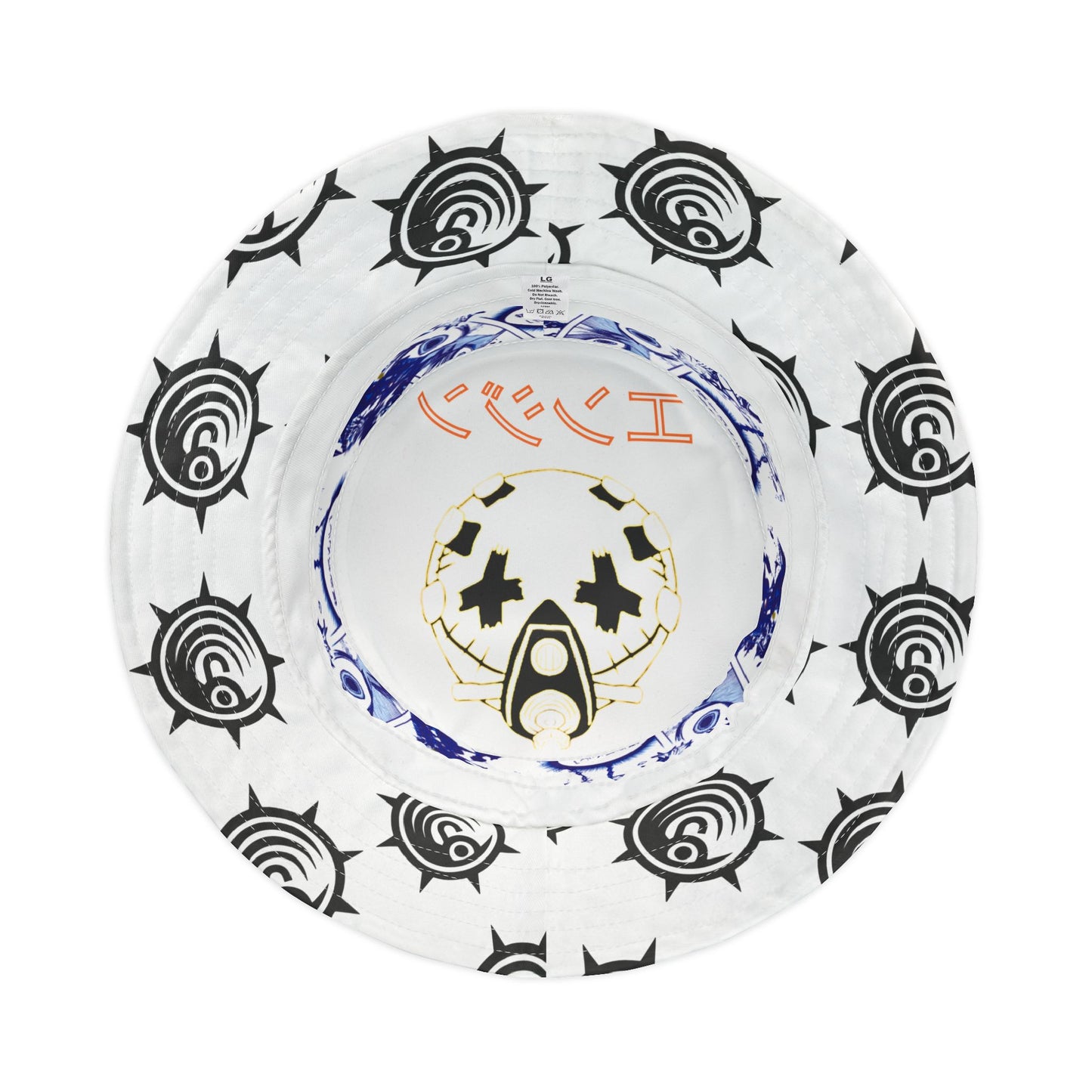 Anime Manga Panel Bucket Hat — Blue Graphic All-Over Print