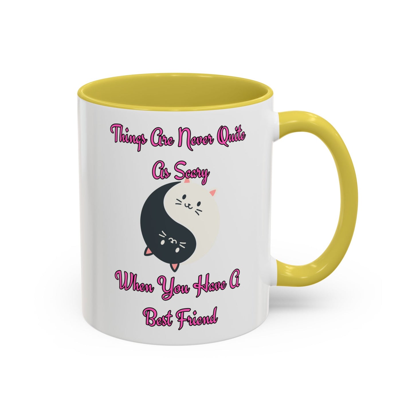 Cute Best Friend Coffee Mug Colorful Ceramic Mug for Friendship
