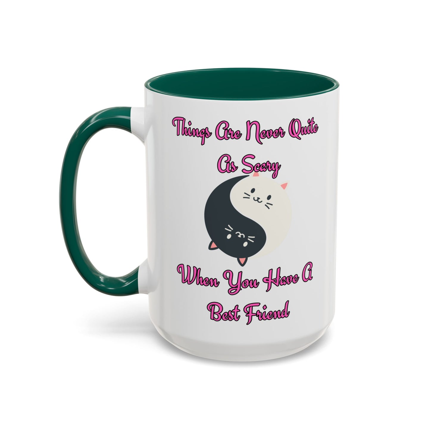 Cute Best Friend Coffee Mug Colorful Ceramic Mug for Friendship