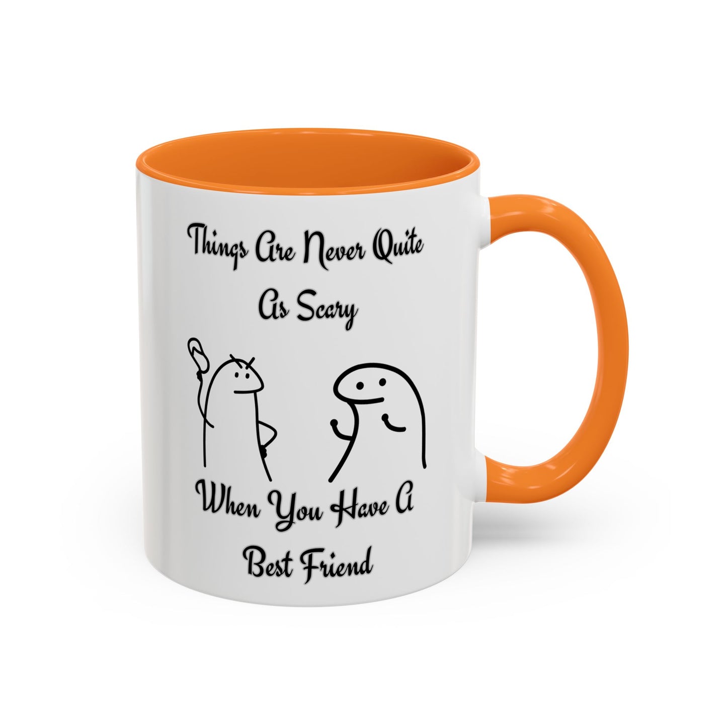 Best Friend Coffee Mug, Colorful Friendship Mug, Cute Gift for Friends