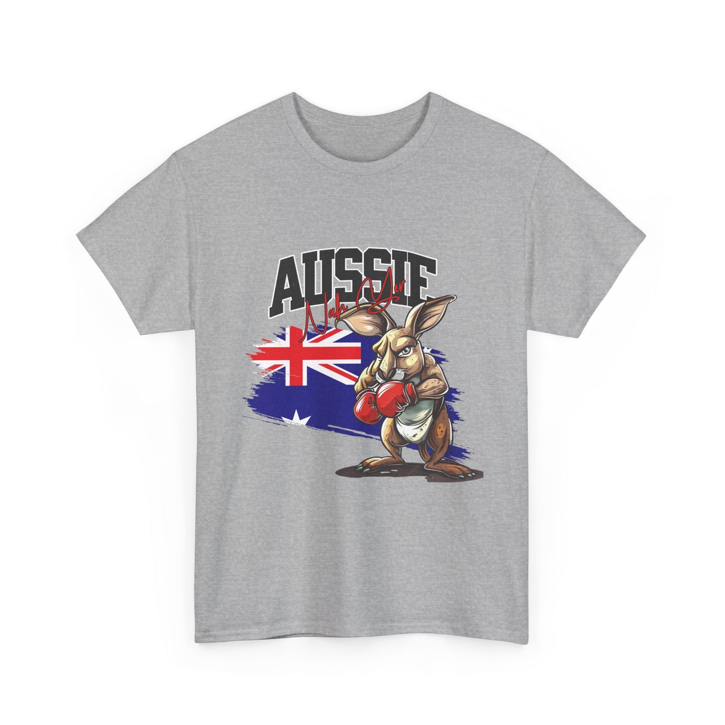 Aussie Boxing Kangaroo T-Shirt – Australian Flag Graphic Tee