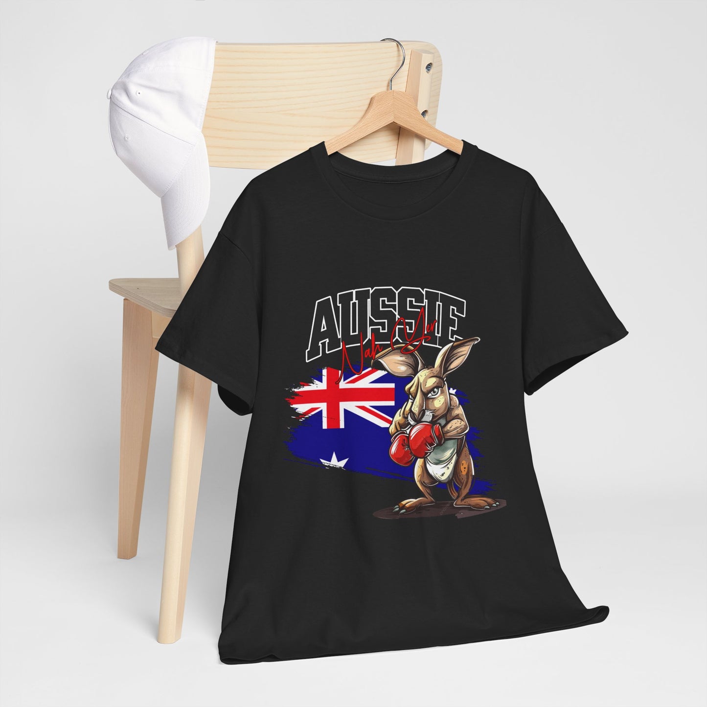 Aussie Boxing Kangaroo T-Shirt – Australian Flag Graphic Tee