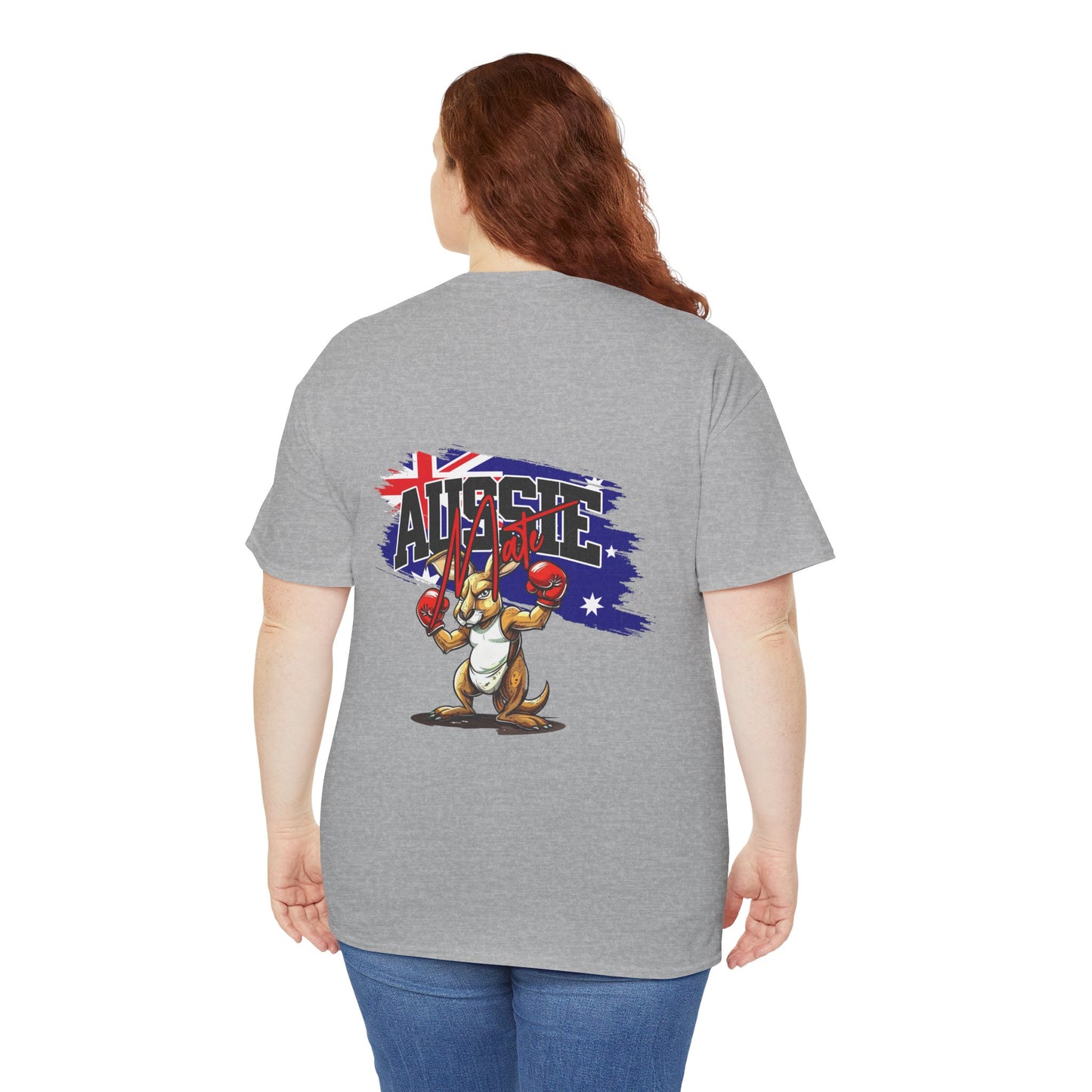 Aussie Boxing Kangaroo T-Shirt — Australia Flag Graphic Tee